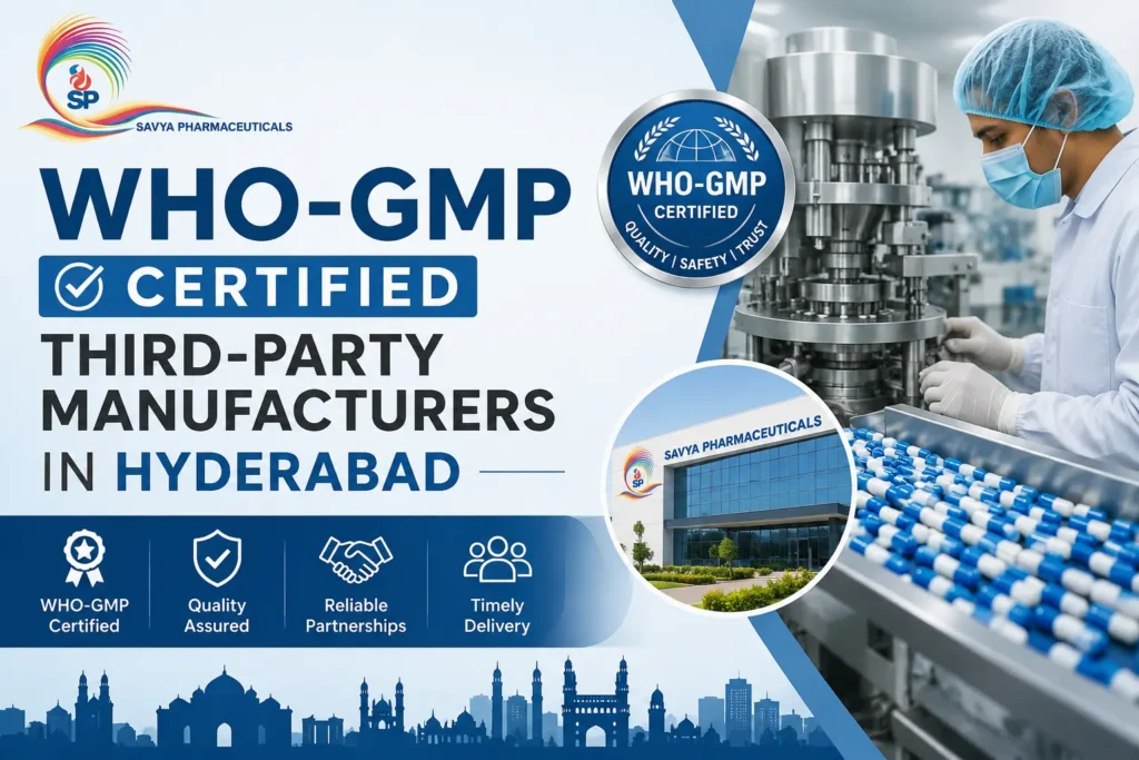 WHO-GMP Certified Third-Party Manufacturers in Hyderabad
